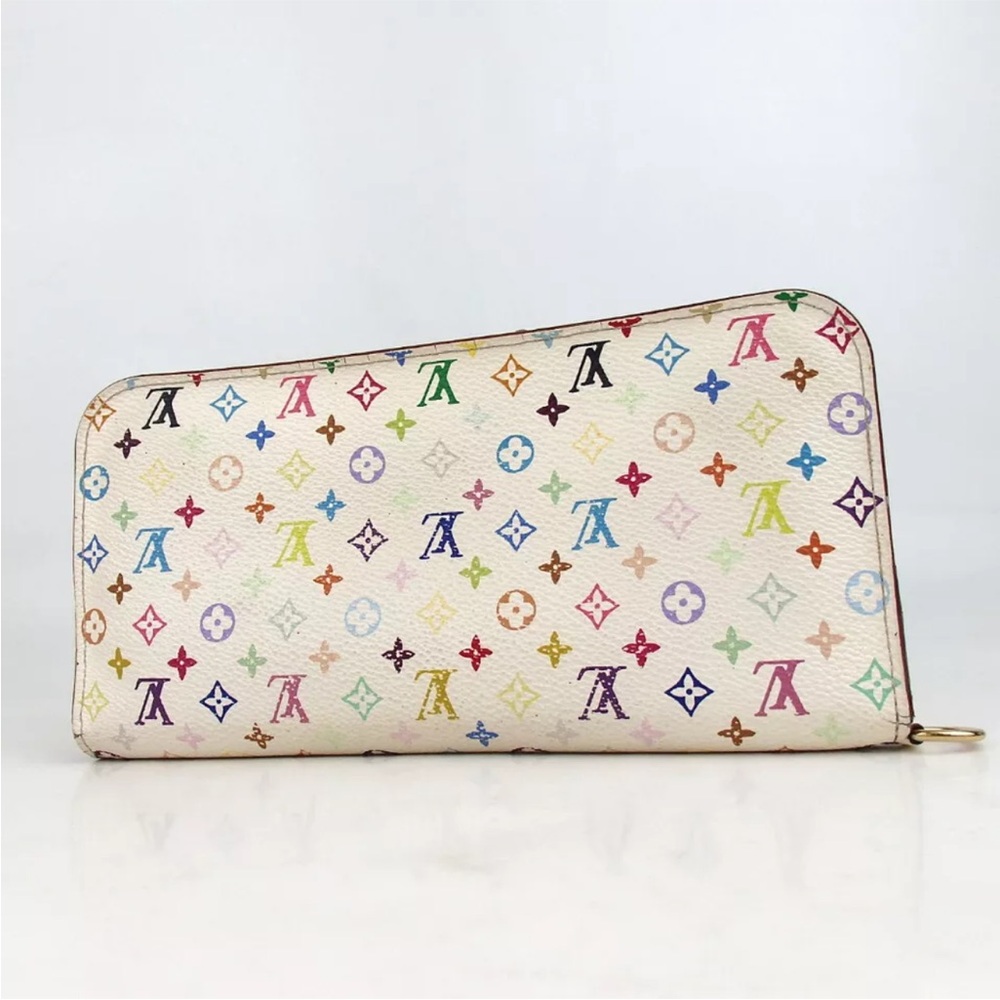 AUTH LV Louis Vuitton Monogram Multicolor Murakami Insolite Wallet Organizer - Picture 2 of 12